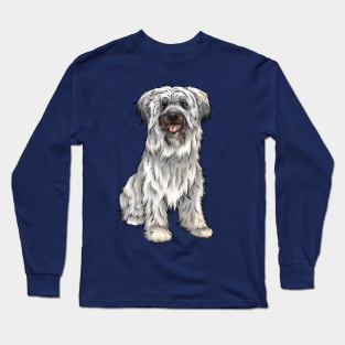 Cute Pyrenean Shepherd Dog | Sheepdog Long Sleeve T-Shirt